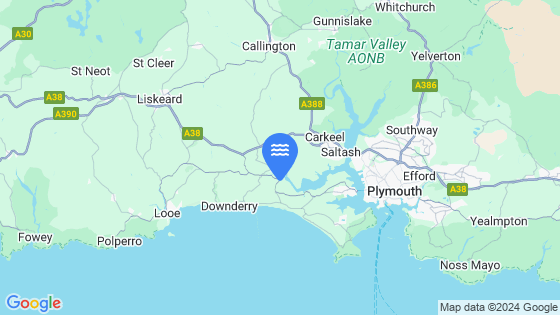 Map showing the location of St. Germans