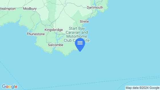 Map showing the location of Start Point