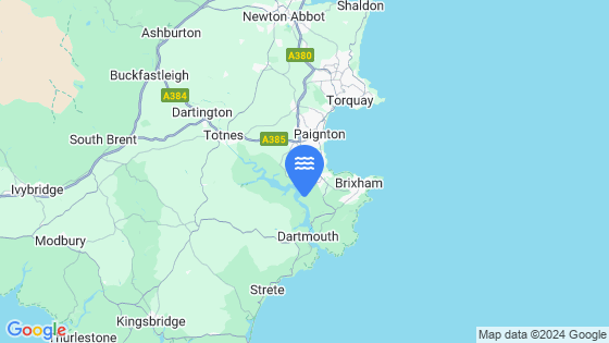 Map showing the location of Greenway Quay