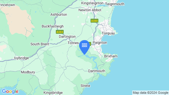 Map showing the location of Stoke Gabriel (Duncannon)