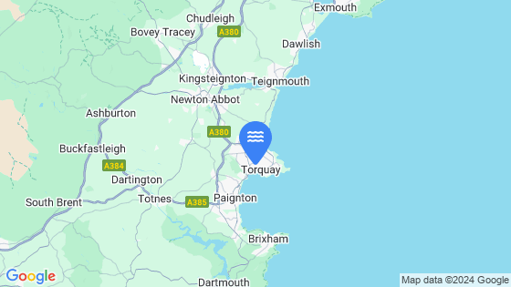 Map showing the location of TORQUAY