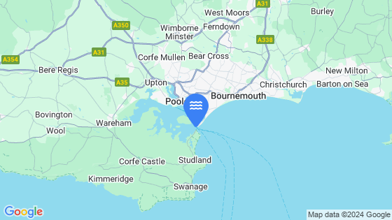 Map showing the location of Poole (Entrance)