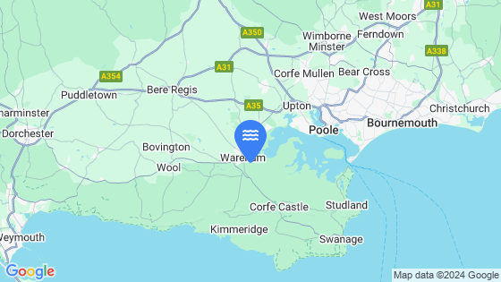 Map showing the location of Wareham (River Frome)