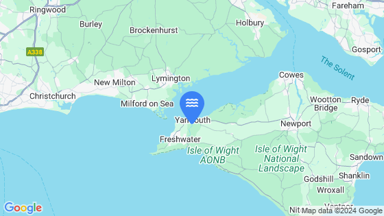 Map showing the location of Yarmouth