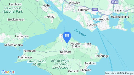 Map showing the location of Folly Inn