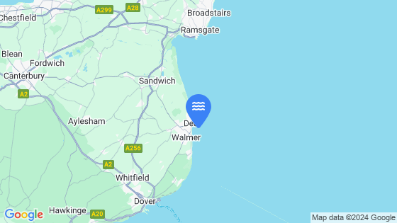 Map showing the location of Deal