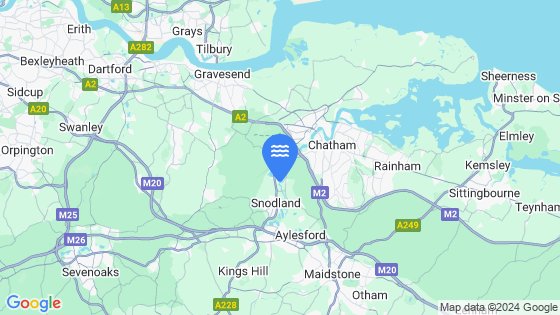 Map showing the location of Wouldham