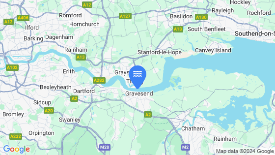 Map showing the location of TILBURY