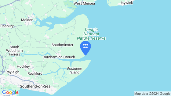 Map showing the location of Holliwell Point