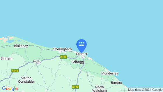 Map showing the location of Cromer