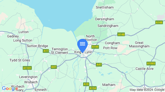 Map showing the location of King's Lynn