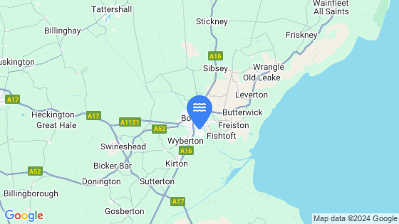 Map showing the location of BOSTON