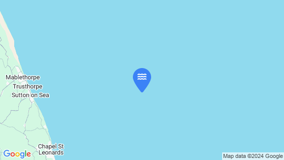 Map showing the location of Inner Dowsing Light