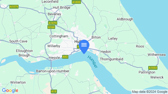 Map showing the location of Hull (Alexandra Dock)