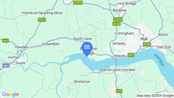 Map showing the location of Brough