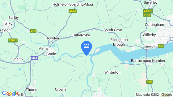 Map showing the location of Blacktoft