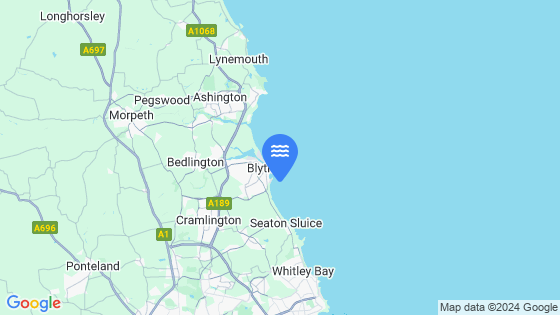 Map showing the location of BLYTH