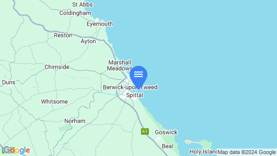 Map showing the location of Berwick