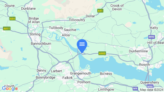 Map showing the location of Kincardine