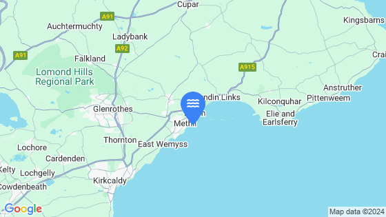 Map showing the location of Methil