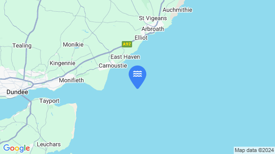 Map showing the location of River Tay Bar