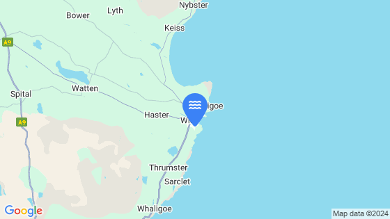 Map showing the location of WICK
