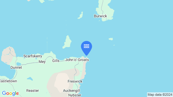 Map showing the location of Duncansby Head