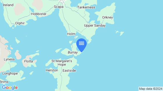 Map showing the location of Burray Ness