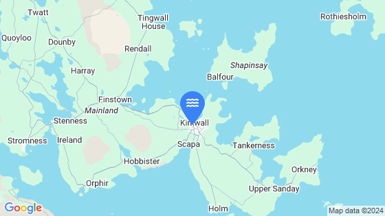 Map showing the location of KIRKWALL