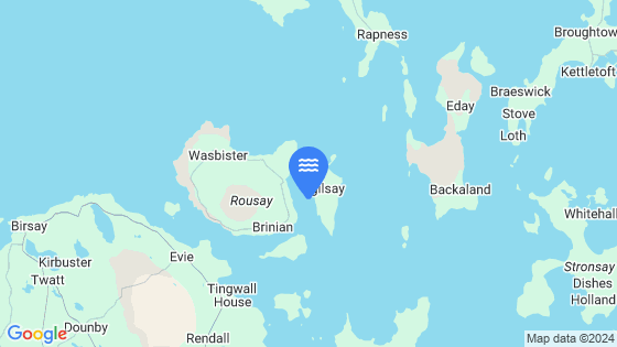 Map showing the location of Egilsay