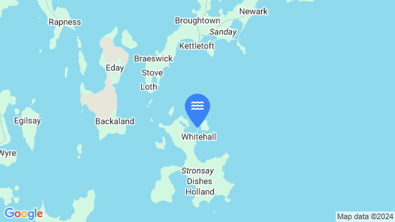 Map showing the location of Whitehall