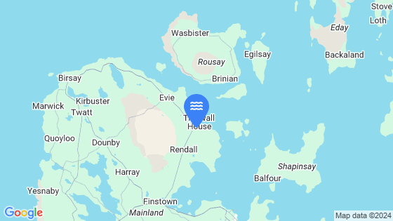 Map showing the location of Tingwall
