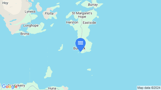 Map showing the location of Bur Wick