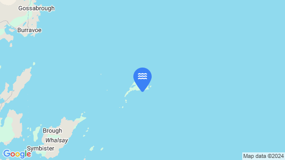 Map showing the location of Out Skerries