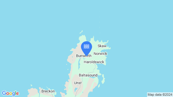 Map showing the location of Burra Firth