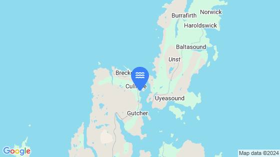 Map showing the location of Cullivoe