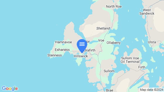 Map showing the location of Hillswick