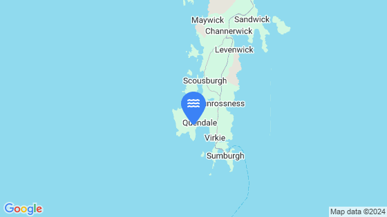 Map showing the location of Bay Of Quendale
