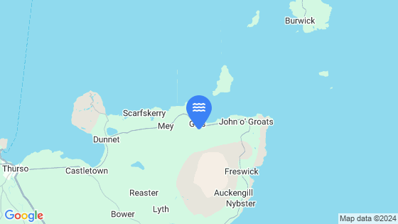 Map showing the location of Gills Bay