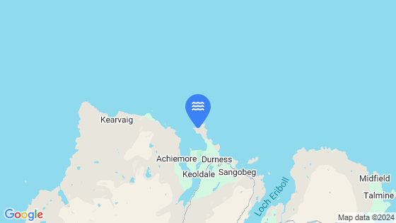 Map showing the location of Kyle Of Durness