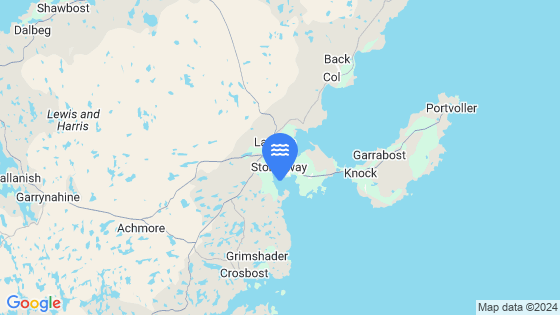 Map showing the location of STORNOWAY