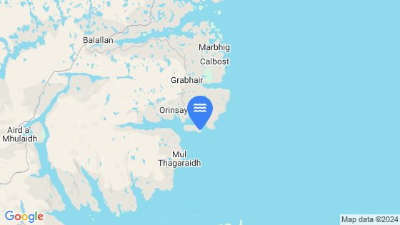 Map showing the location of Loch Shell