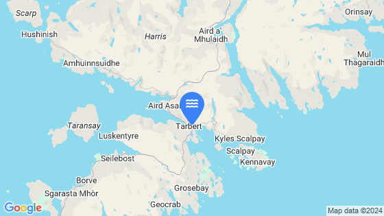 Map showing the location of East Loch Tarbert, Outer Hebrides
