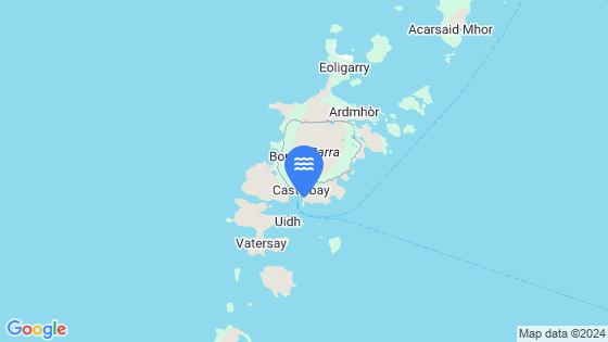 Map showing the location of Castlebay