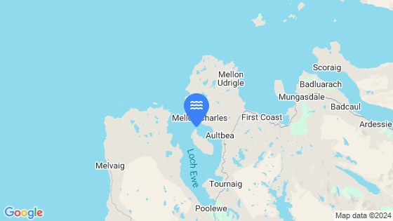 Map showing the location of Mellon Charles