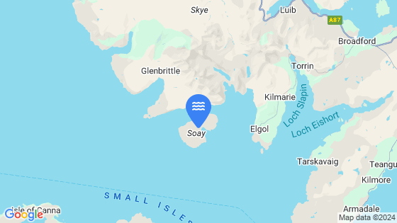 Map showing the location of Camus Nan Gall