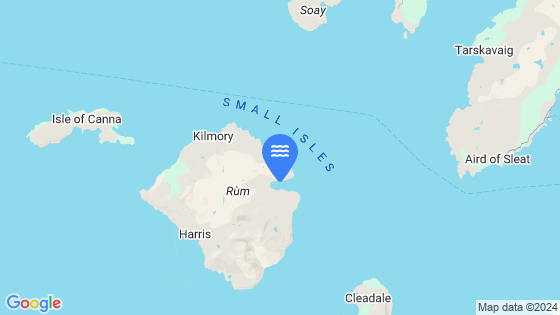 Map showing the location of Loch Scresort