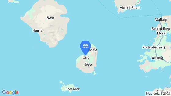 Map showing the location of Bay Of Laig