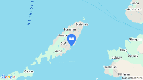 Map showing the location of Loch Eatharna