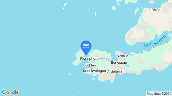 Map showing the location of Iona